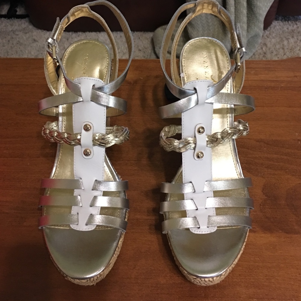 Ivanka Trump wedges - size 9 - never worn